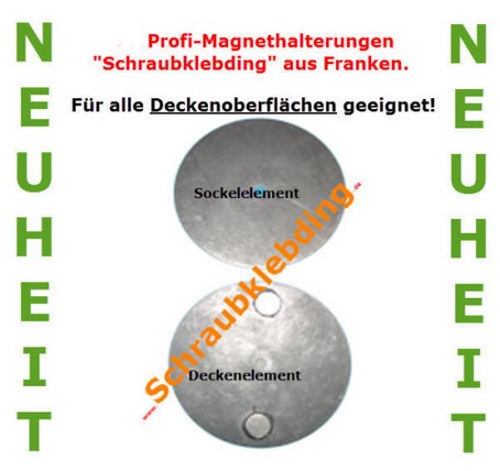 Magnethalterung für Rauchmelder zum schrauben